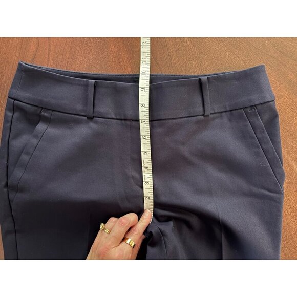 LOFT Julie Skinny Dress Pants Career Trousers in Navy Blue Size 6 - Picture 9 of 12